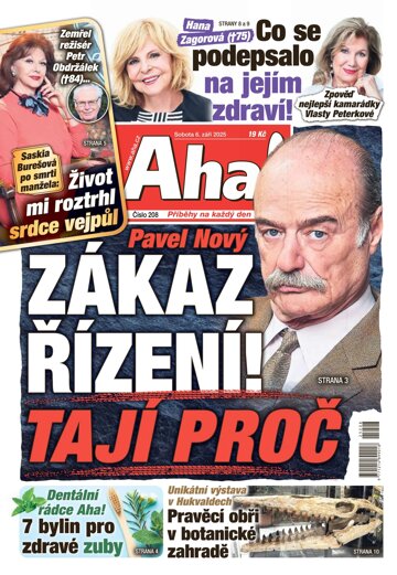 Obálka e-magazínu AHA! 6.9.2025
