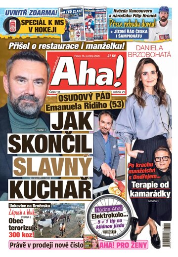 Obálka e-magazínu AHA! 15.5.2026