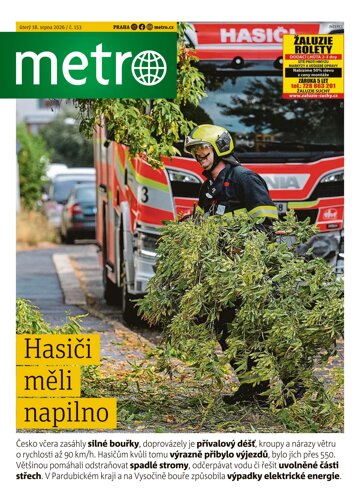 Obálka e-magazínu deník METRO 18.8.2026