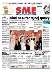 Obálka e-magazínu SME 18.5.2013