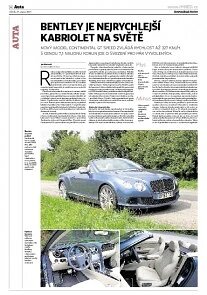 Obálka e-magazínu Hospodářské noviny - příloha 167 - 27.8.2014 Auto