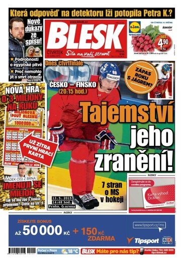 Obálka e-magazínu Blesk 14.5.2015