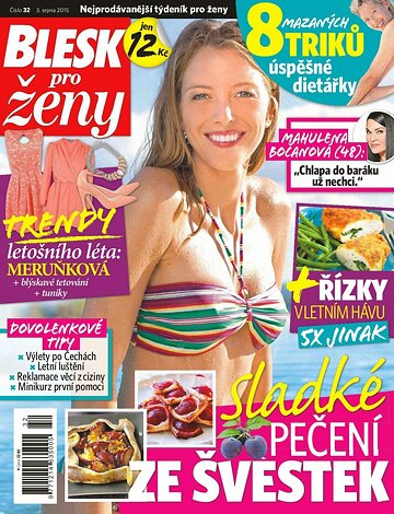 Obálka e-magazínu Blesk pro ženy 3.8.2015