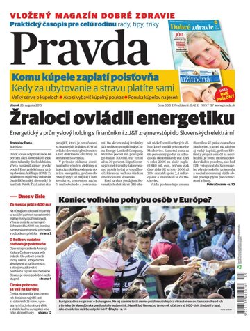 Obálka e-magazínu Pravda 25.8.2015