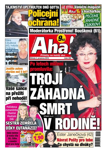 Obálka e-magazínu AHA! 2.12.2015