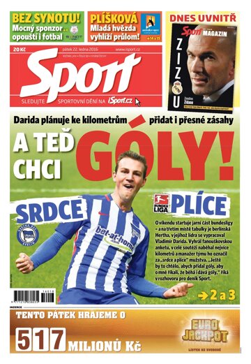 Obálka e-magazínu Sport 22.1.2016