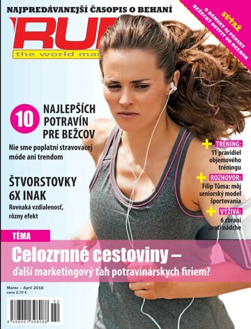 Obálka e-magazínu RUN 3-4/2016