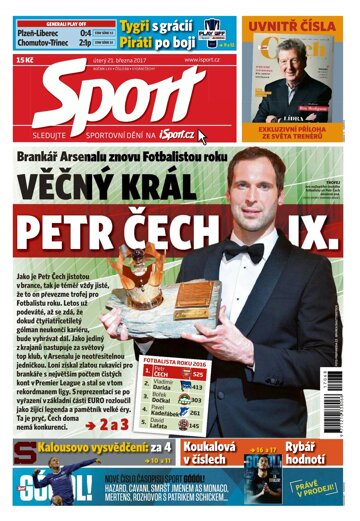 Obálka e-magazínu Sport 21.3.2017