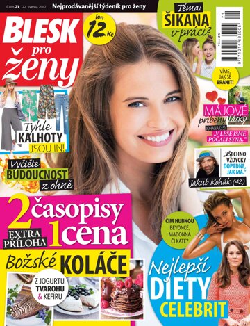 Obálka e-magazínu Blesk pro ženy 22.5.2017