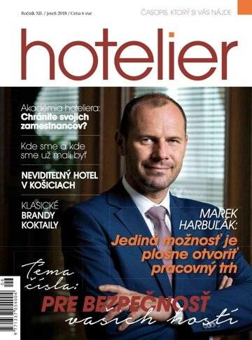Obálka e-magazínu Hotelier jeseň 2018