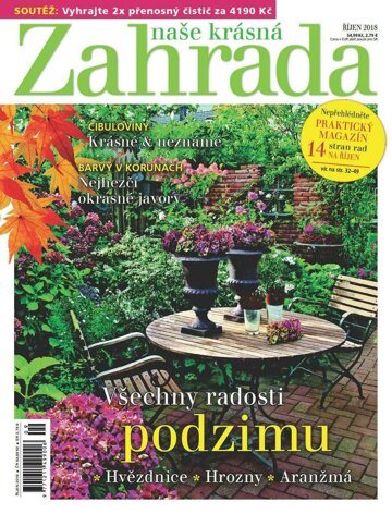 Obálka e-magazínu Naše krásná zahrada 10/2018