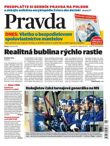 Obálka e-magazínu Pravda 6. 2. 2019