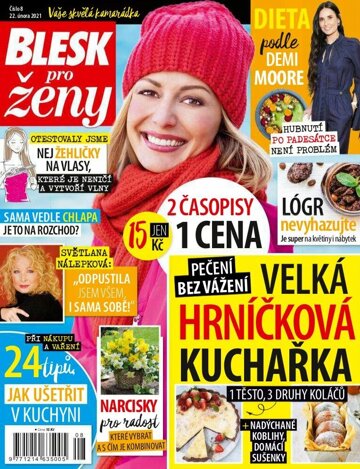 Obálka e-magazínu Blesk pro ženy 8/2021