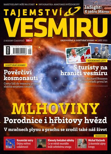 Obálka e-magazínu Tajemství Vesmíru 9/2021