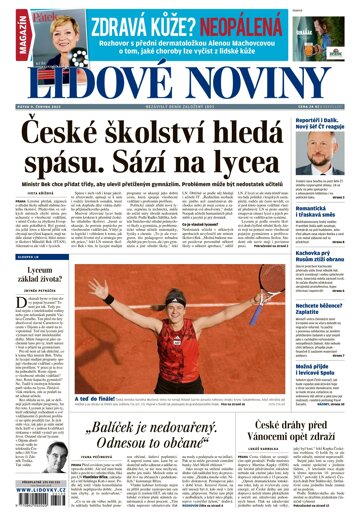 Obálka e-magazínu Lidové noviny 9.6.2023