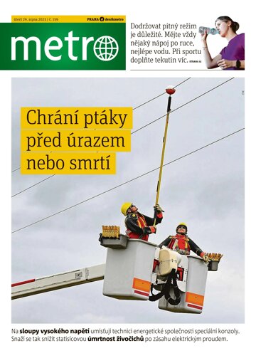 Obálka e-magazínu deník METRO 29.8.2023