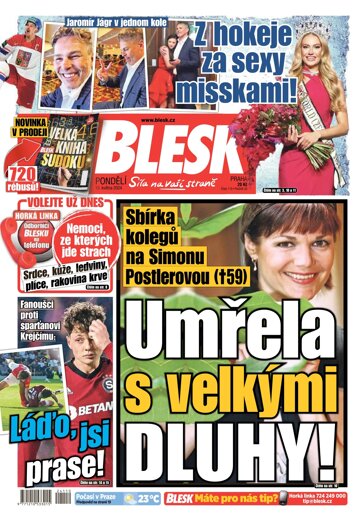 Obálka e-magazínu Blesk 13.5.2024