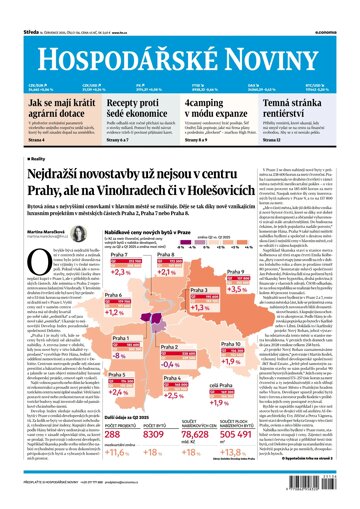 Obálka e-magazínu Hospodářské noviny 136 - 16.7.2025