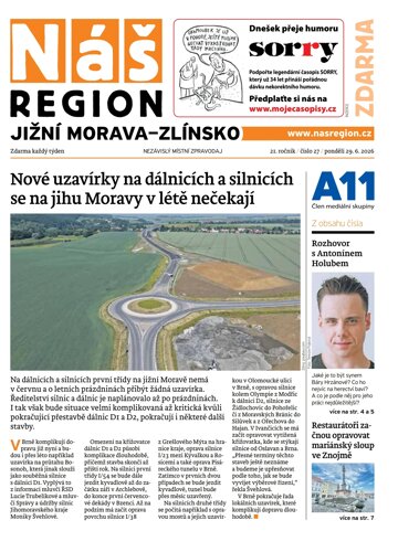 Obálka e-magazínu Náš Region - Jižní Morava/Zlínsko 27/2026