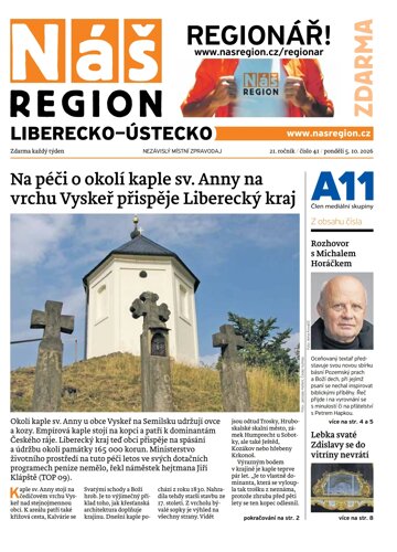 Obálka e-magazínu Náš Region - Ústecko 41/2026
