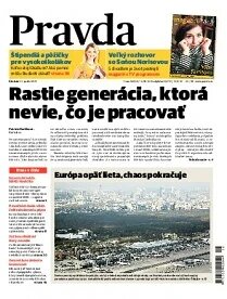 Obálka e-magazínu Pravda 22.4.2010