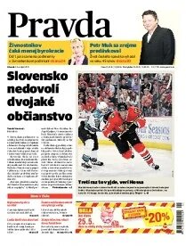 Obálka e-magazínu Pravda 25.5.2010