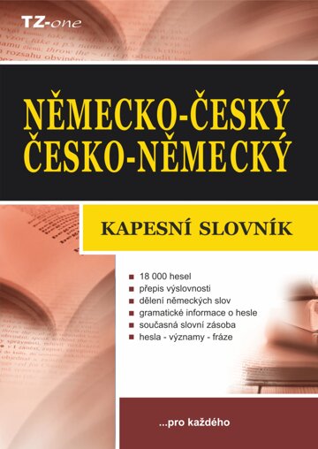 Obálka knihy Německo-český / česko-německý kapesní slovník