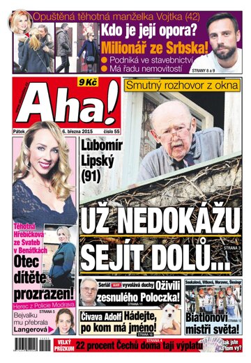 Obálka e-magazínu AHA! 6.3.2015