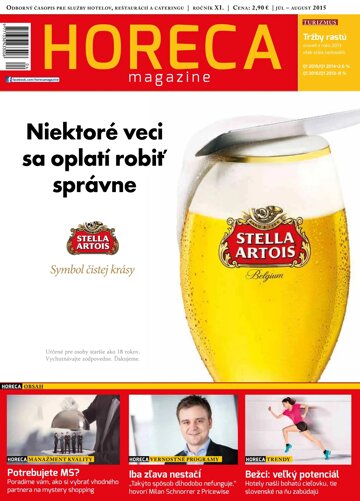Obálka e-magazínu Horeca 7-8/2015