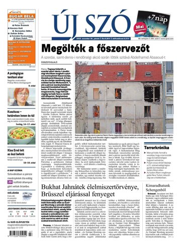 Obálka e-magazínu Új Szó 20.11.2015