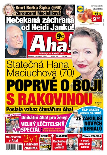Obálka e-magazínu AHA! 15.2.2016