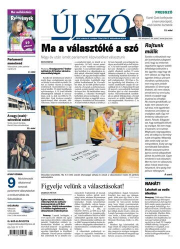 Obálka e-magazínu Új Szó 5.3.2016 -0