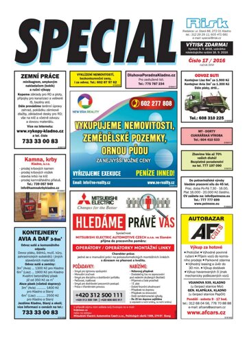 Obálka e-magazínu Special 17/2016