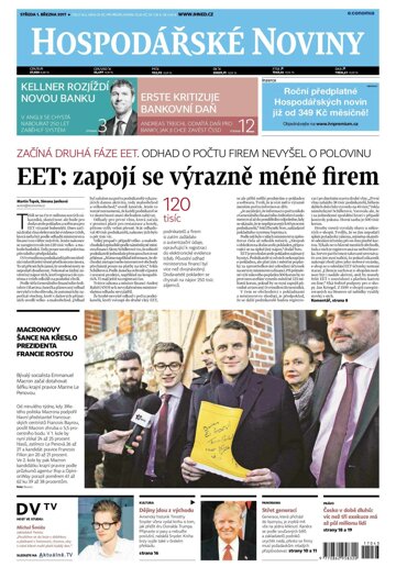 Obálka e-magazínu Hospodářské noviny 043 - 1.3.2017
