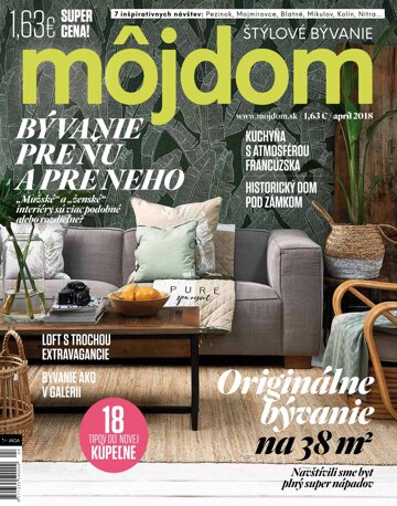 Obálka e-magazínu Môj dom 4/2018