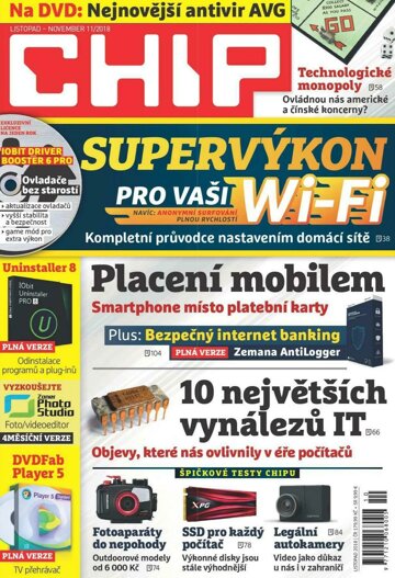 Obálka e-magazínu CHIP 11/2018