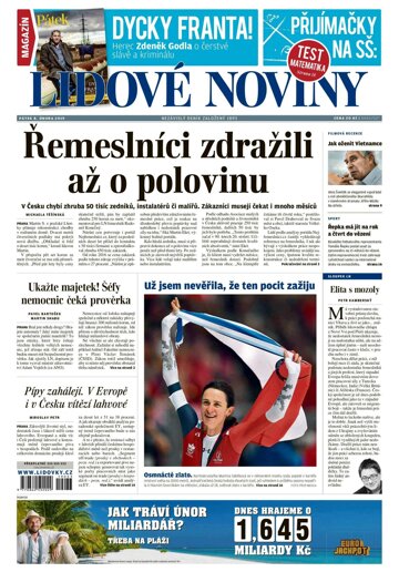 Obálka e-magazínu Lidové noviny 8.2.2019