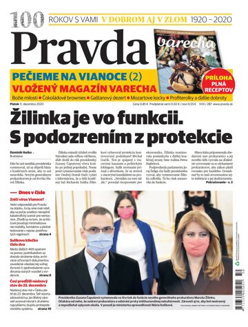Obálka e-magazínu Pravda 11. 12. 2020