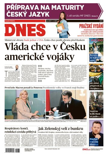 Obálka e-magazínu MF Dnes 11.4.2022