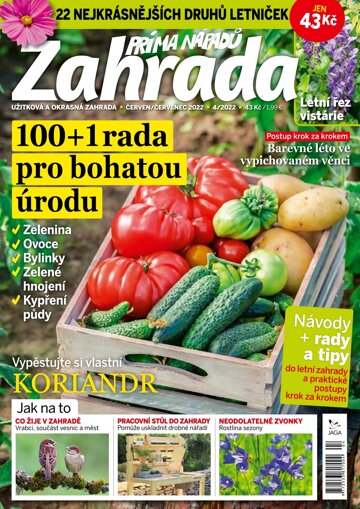 Obálka e-magazínu Zahrada prima nápadů 4/2022