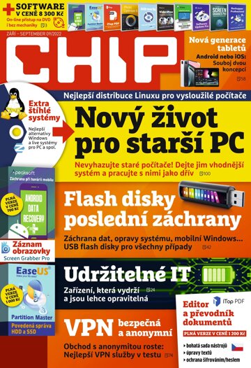 Obálka e-magazínu CHIP 9/2022