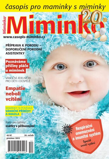 Obálka e-magazínu Miminko 12/2022