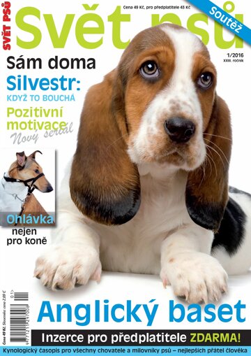 Obálka e-magazínu Svět psů 1/2016