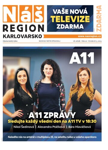 Obálka e-magazínu Náš Region - Karlovarsko 20/2023