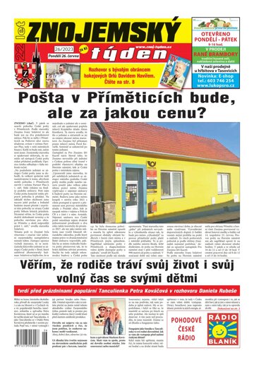 Obálka e-magazínu Znojemský týden 26/2023