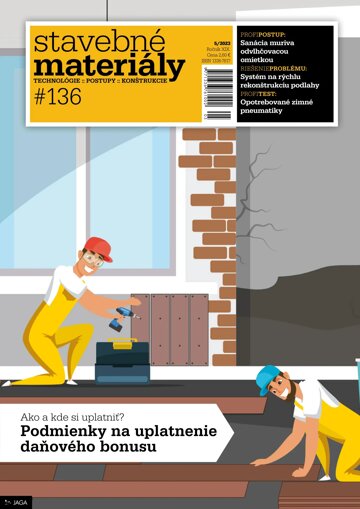 Obálka e-magazínu Stavebné materiály 5/2023