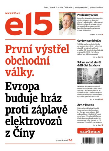 Obálka e-magazínu E15 13.6.2024