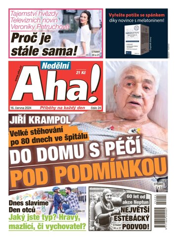 Obálka e-magazínu Nedělní AHA! 16.6.2024