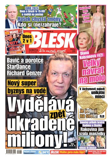 Obálka e-magazínu Blesk 22.6.2024