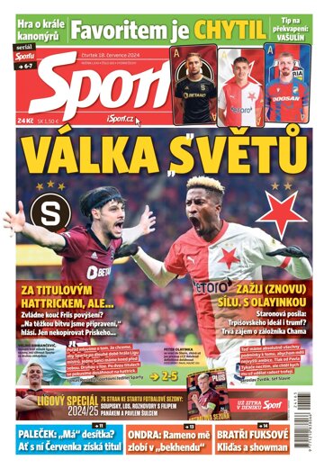 Obálka e-magazínu Sport 18.7.2024